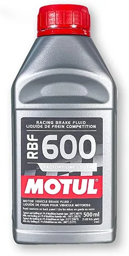 Motul 1 paquete 100949 RBF 600 DOT 4 100% sintético Factory Line Racing líquido de frenos