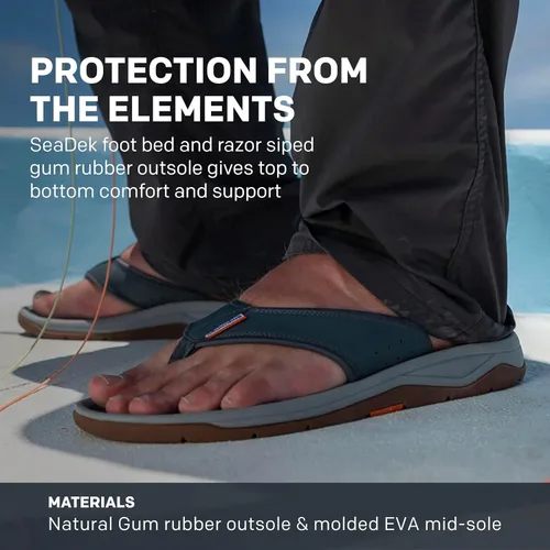 Vista 3 de Grundéns Sandalia DECK-BOSS para hombre Duradera y de apoyo