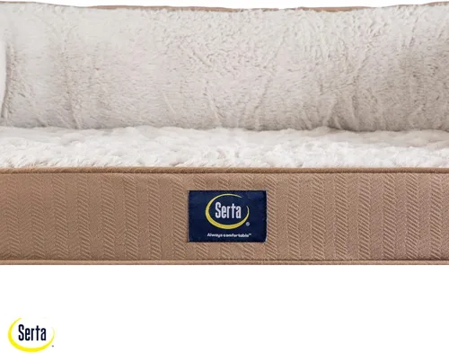 Vista 7 de Serta Cama Ortopédica Acolchada para Perros para Mascotas Arena del Desierto (Grande)