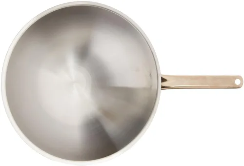Vista 2 de Matfer Bourgeat Tradition Wok, 12 pulgadas, gris