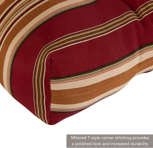 Vista 145 de Greendale Home Fashions Aloha - Cojín para silla de respaldo alto para exteriores de 44 x 22 pulgadas