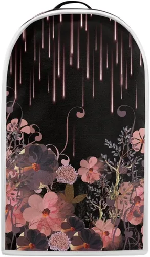 Vista 37 de Bats Moon - Cubierta de batidora de Halloween para cocina, protección de huellas dactilares para electrodomésticos, cubierta de tela impermeable