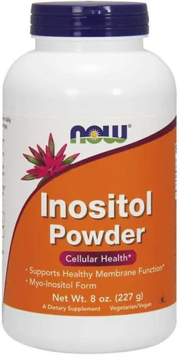 Now Foods Inositol Pure Powder, 8 onzas (paquete de 2)