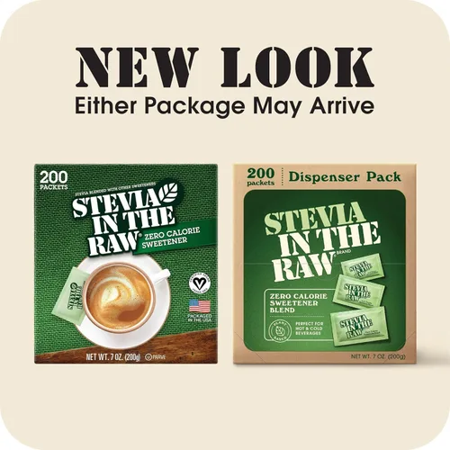 Vista 5 de Stevia in the raw - Caja de edulcorante cero calorías 200 unidades (1 unidad)