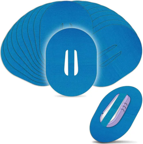 Vista 9 de Nuanchu 36 parches adhesivos compatibles con Dexcom G6, parche impermeable para ducha, parches adhesivos precortados con correa, cinta precortada a