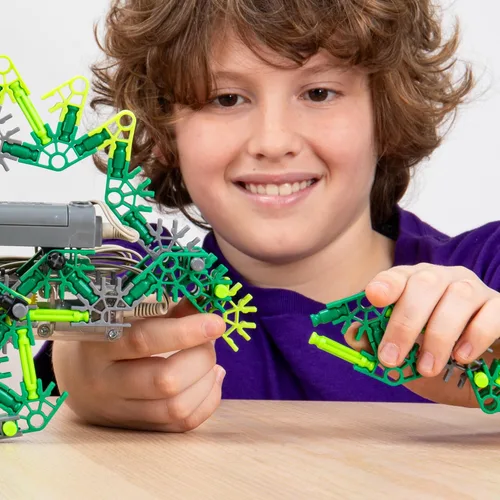 Vista 3 de K'NEX Dynamic Dinos - Juego de construcción 6 en 1, kit de construcción STEM, construcción para niños, juguete creativo a partir de 8 años