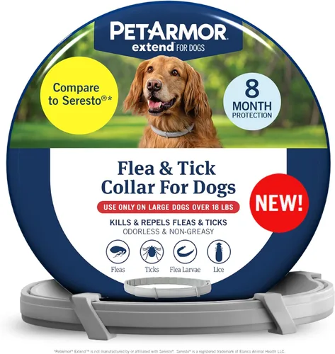 Vista 9 de PetArmor Extender el collar de tratamiento y prevención de pulgas y garrapatas para perros pequeños de hasta 18 libras, 8 meses de protección