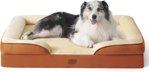 Vista 102 de Bedsure - Cama para gatos de interior, sofá cama lavable para perros muy pequeños, espuma de soporte con funda extraíble y lavable, forro Gris