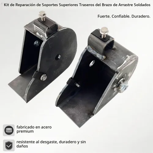 Vista 3 de Kit de reparación de soportes de brazo trasero superior soldado compatible con Chevy Chevrolet Trailblazer GMC Envoy