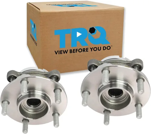 Vista 178 de Conjunto de rodamiento de rueda delantera de 2 piezas y buje TRQ Compatible con Pontiac Solstice 2006-2009 Saturn Sky 2007-2010