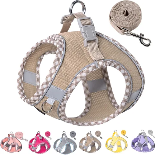 Vista 7 de Petank Arnés para Perros Pequeños y Medianos Sin Tirones, Juego de Arnés y Correa para Cachorro, Arnés de Paso para Perro para Caminar, Correr, Negro