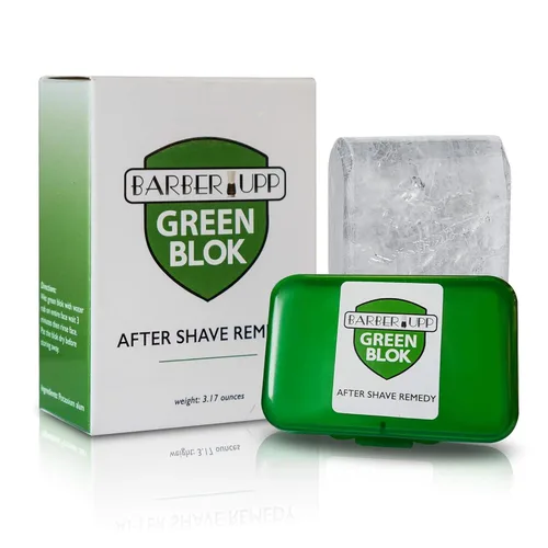Bloque de alumbre natural para después del afeitado, 3.5 onzas (3.53 oz) calmante de la piel y calma instantánea de la maquinilla de afeitar,