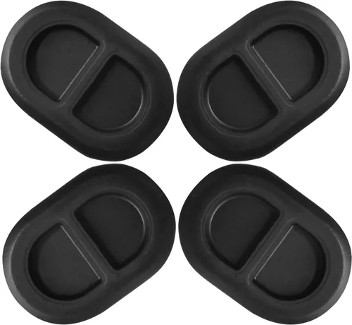 4 tapones de drenaje para Jeep, tapones de cuerpo de bandeja de piso trasero para Jeep Wrangler JK y JL 2014-2018, 4 tapones de repuesto de goma