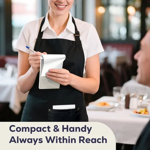 Vista 5 de FMP Brands Paquete de 5 Blocs de Notas 4x6, 100 Hojas por Bloc de Notas, Bloc de Escritura, Bloc de Notas en Blanco, Blocs de Notas Blancos