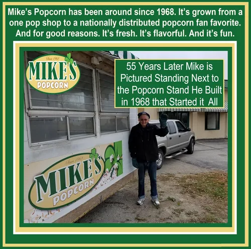 Vista 4 de Mike's Popcorn - Paquete de 6 bolsas de aperitivos - 6 unidades de palomitas de maíz prémium (blanco, 6 unidades)