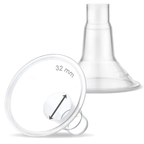 Vista 65 de 9mm Maymom MyFit Shields, Serie Pano; Compatible con el extractor de leche Medela PersonalFit, Freestyle, Harmony, Maxi, Conector Freestyle Flex