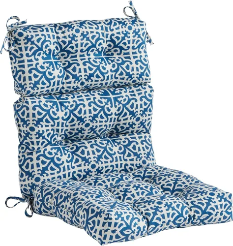 Vista 98 de Greendale Home Fashions Aloha - Cojín para silla de respaldo alto para exteriores de 44 x 22 pulgadas