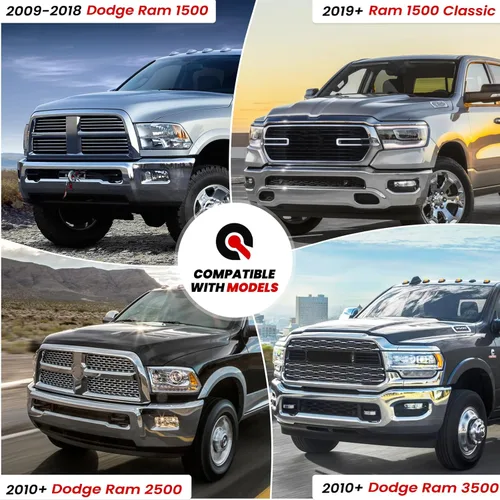 Vista 4 de IAQWE Amortiguador de asistencia para puerta trasera de camión 43301 compatible con Dodge Ram 1500 2009-2018, Ram 2500/3500 2010-2024, Ram 1500