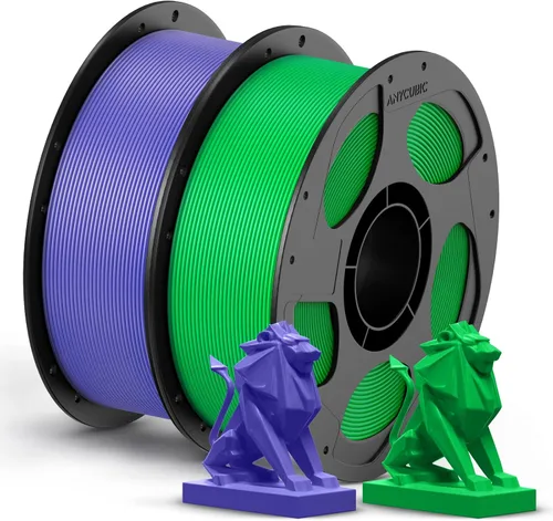 Vista 54 de ANYCUBIC Paquete de filamentos PETG de 0.069 pulgadas, filamento de impresora 3D, precisión dimensional +/- 0.001 in, dureza excepcional, carrete