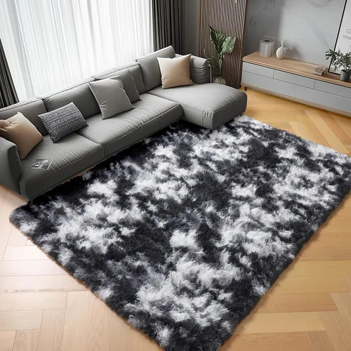 Vista 88 de ONASAR - Alfombra redonda rosa claro de 2 pies, esponjosa, lavable, tapete de gato o perro, suave, afelpada, peluda, tapete circular para dormitorio
