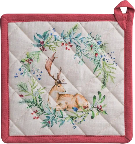 8" x 8" (Pot Holder Pack of 1) · 21 - Tiempo de acebo