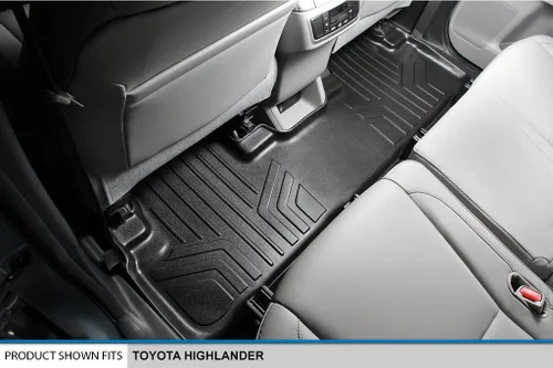Vista 2 de SMARTLINER Alfombrillas de piso de ajuste personalizado para Toyota Highlander 2014-2019