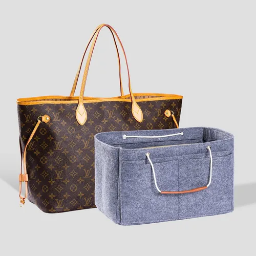 Vista 5 de Olunsu Purse Organizer Insert for Handbags Tote with Zipper Felt Bag Divider Keep Bag Shape Lightweight 5 Sizes