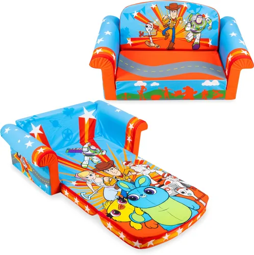 Vista 17 de Muebles Marshmallow para niños, sofá de espuma 2 en 1, Minnie Mouse, por Spin Master