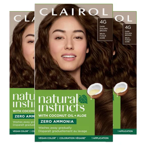 Vista 24 de Clairol Natural Instincts - Tinte semipermanente para el cabello, color castaño oscuro, paquete de 1 unidad