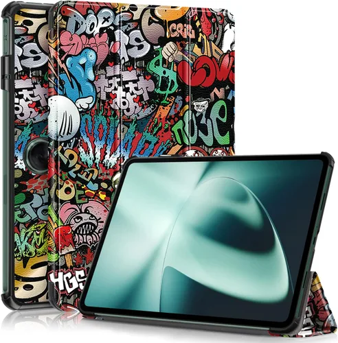 Vista 16 de Gylint Funda para OnePlus Pad 11.6'' 2023, plegable ultrafina de piel sintética con función de encendido y apagado automático para OnePlus Pad/Oppo