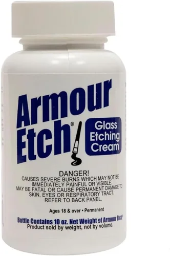 Armour Glass - Crema para grabado (10 onzas).