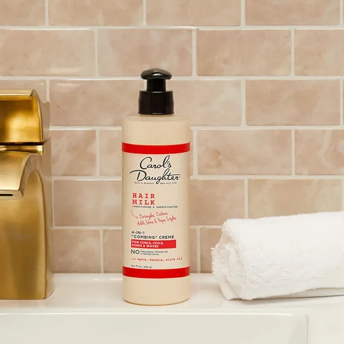 Vista 8 de Carol's Daughter Crema para peinar de leche, 8 onzas líquidas, 4 en 1