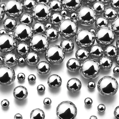 Vista 8 de Junkin 300 cuentas de maquillaje para jarrón de perlas sintéticas, sin agujero, perlas brillantes, tamaños mixtos, perlas redondas para boda, hogar