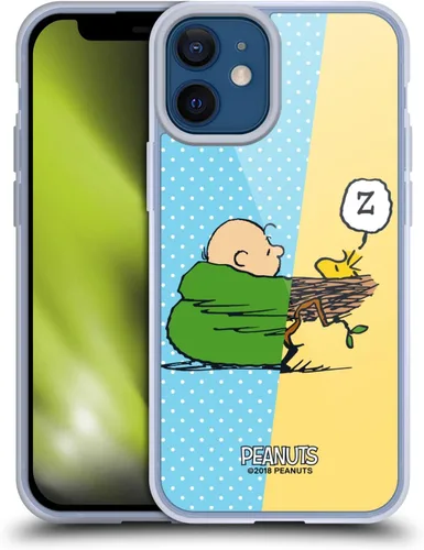 Vista 395 de Head Case Designs Officially Licensed Peanuts Charlie & Woodstock Nap Halfs and Laughs Gel Case [Military Grade Protection] Compatible with Apple