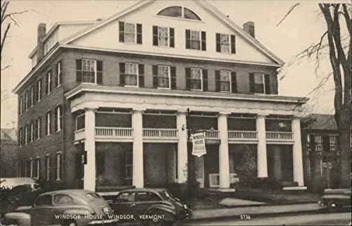 Windsor House Windsor, Vermont VT Original Antique Postcard