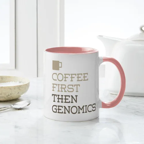 Vista 9 de CafePress Coffee Then Genomics Mugs 11 oz (325 ml) Ceramic Coffee Mug
