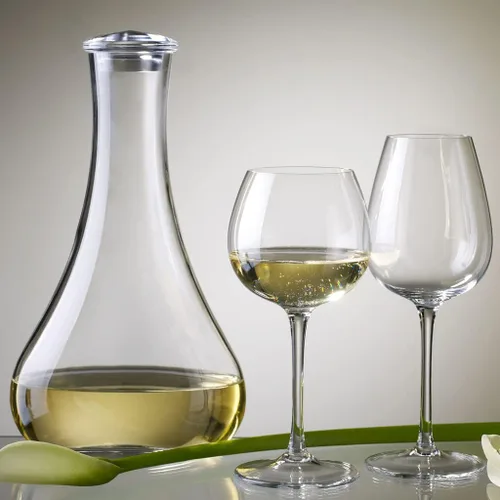 Vista 2 de Villeroy & Boch Purismo - Decantador de vino blanco, 25.25 oz, vidrio, transparente