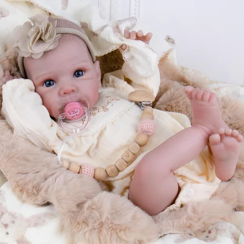 Vista 13 de Milidool Muñecas de bebé recién nacidas realistas de 20 pulgadas con cuerpo posable, muñecas de bebé de la vida real con accesorios para niñas