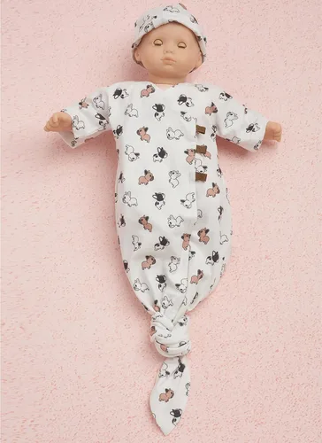 Vista 4 de Simplicity Kit de patrón de costura de ropa de muñeca de bebé de 15 pulgadas, sombrero y diadema, código S9727, multicolor