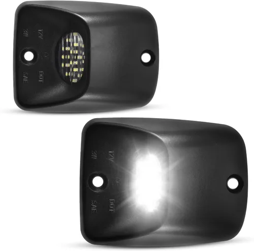 Vista 12 de LESAUCE Kit de luces LED para matrícula para Dodge Ram 1500 Pickup 1994-2001, Dodge Ram 2500/3500 1994-2002 Pickup - LED blanco de 6000 K, carcasa