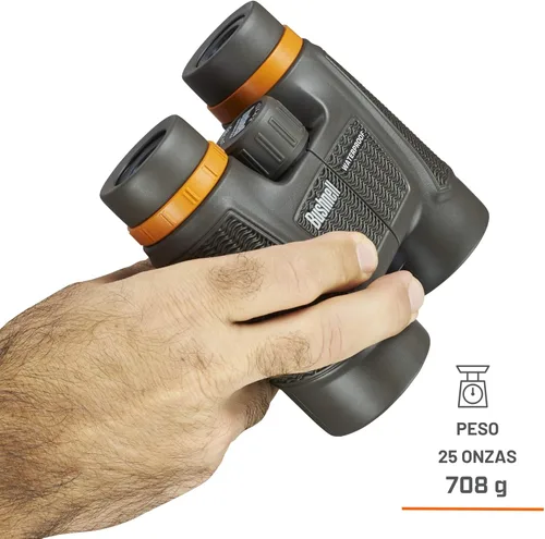 Vista 3 de Bushnell H2O Xtreme 181042C - Binoculares compactos impermeables de 10 x 42 con lente totalmente multicapa para caza y navegación