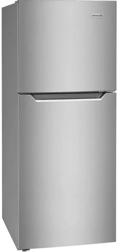 Vista 3 de Frigidaire ENERGY STAR - Refrigerador compacto con congelador superior ADA de 11.6 pies cúbicos en acero cepillado con panel de control electrónico