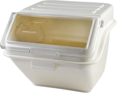 Vista 6 de Winco IB-2S - Contenedores de ingredientes para estantes, 2 galones (capacidad de 40 tazas), color blanco