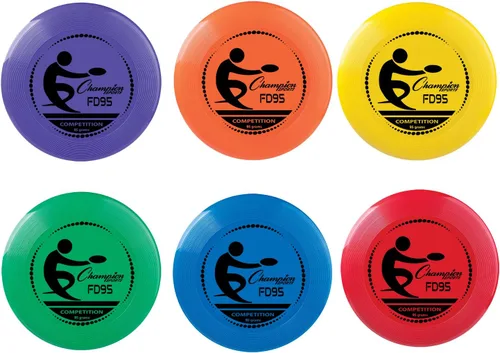 Vista 10 de Champion Sports Discos de plástico de competición, colores surtidos