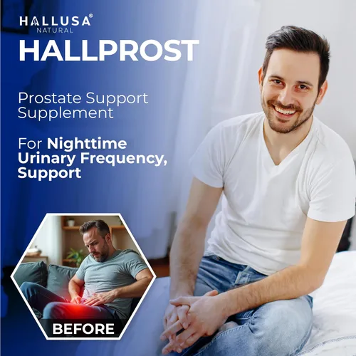 Vista 5 de Hallusa Natural Próstata Inflamada - Control de la micción - Control de la vejiga - Prostatitis - Pastillas para la próstata - HALLPROST 60 CAPSULAS