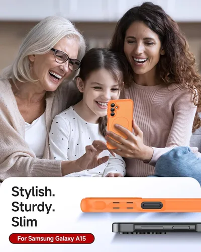 Vista 1992 de LeYi Funda para teléfono Samsung-S23: protector de pantalla e imán MagSafe Púrpura