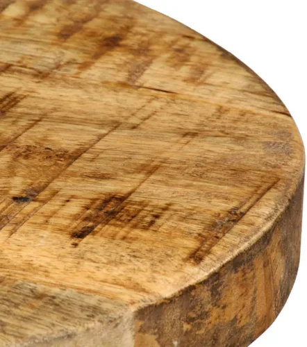 Vista 6 de sillas de bar, taburetes de bar, taburetes de bar Juego de 3, mesa de bar, sillas para barra de cocina, taburetes de bar 2 piezas de mango macizo