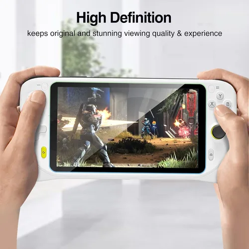 Vista 7 de Paquete de 3 protectores de pantalla mejorados para Logitech G Cloud Gaming, protector de película de vidrio templado transparente HD, protector