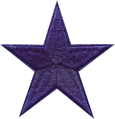 Vista 31 de 5 parches para planchar con estrellas negras, parches bordados para ropa, chaquetas, sombreros, mochilas, jeans (3.2 pulgadas)