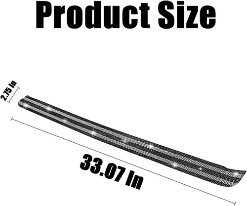 Vista 2 de AICEL - Protector de parachoques trasero para coche, protectores de entrada de puerta de maletero antiarañazos, pegatina adhesiva anticolisión